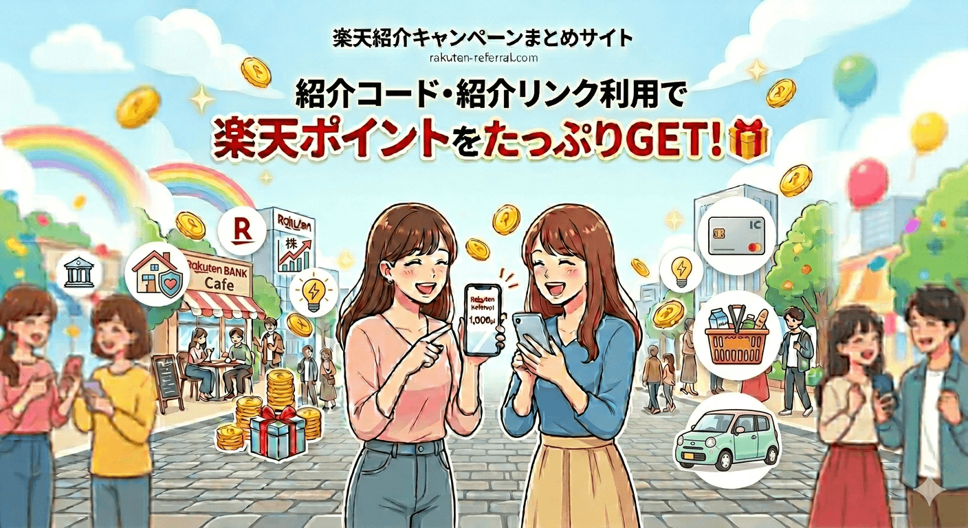 楽天サービス紹介コード・紹介リンクまとめ
